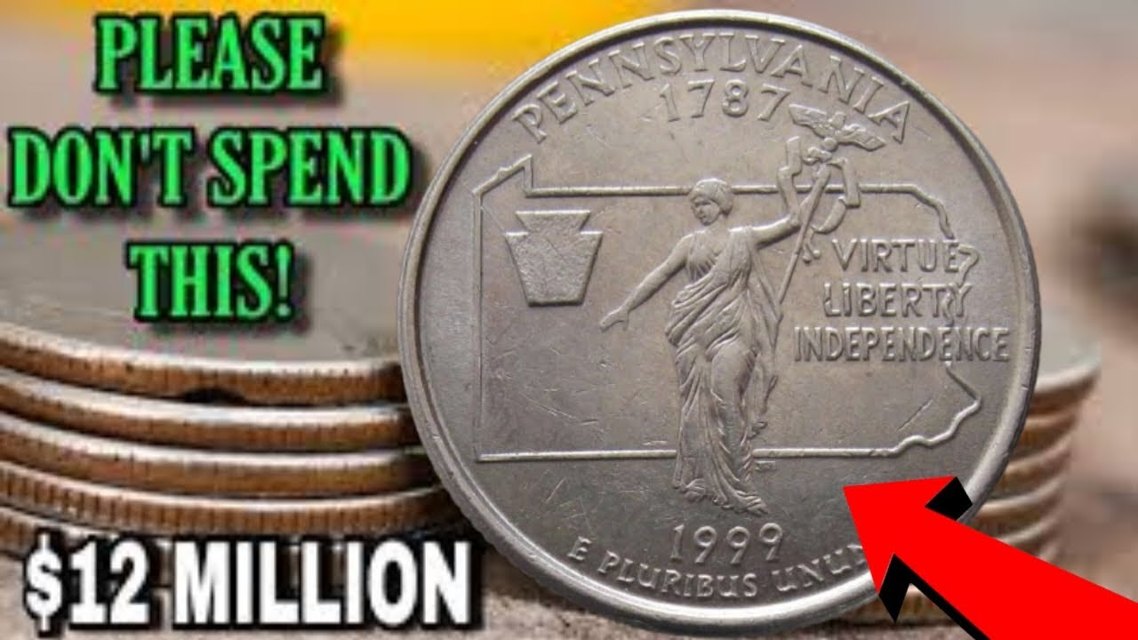 Is Your 1999 Pennsylvania Error State Quarter Worth Money today- Don't Spend This?