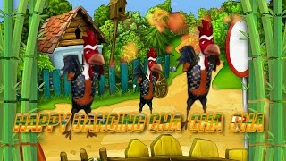 Funy Animal Dance Video For Kids-Rooster Dancing-3D Animation Short Video For Children screenshot 5