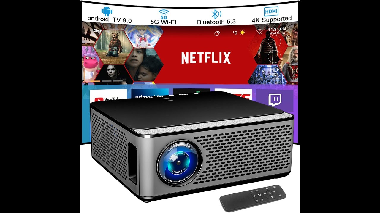 WTONISY Smart TV Projector Review – Pros & Cons – Android 9 0 Wi