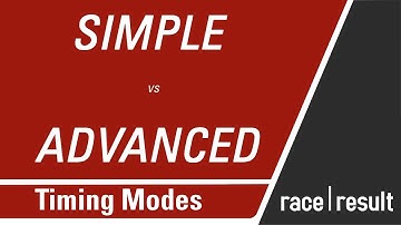 race result 11 Tutorial - Start your race in Simple or Advanced Mode