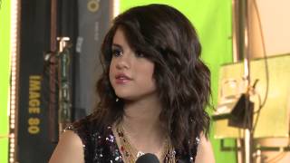 Selena gomez is interviewed at new year's rockin eve 2010.