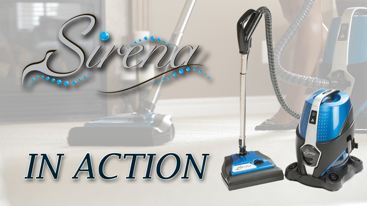 Water Vacuum Cleaner - Sirena In Action