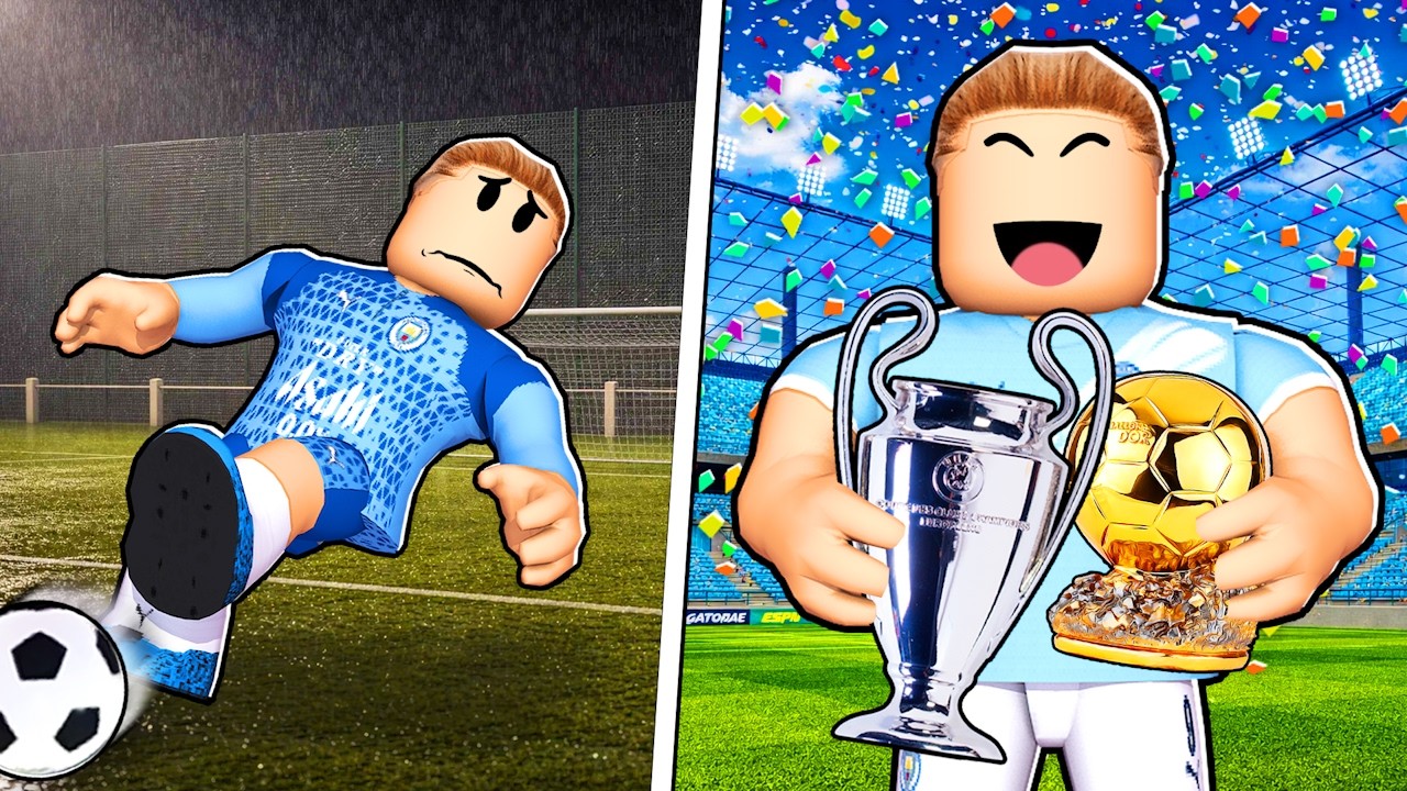 Я следовал расписанию Эрлинга Холанда в Roblox!