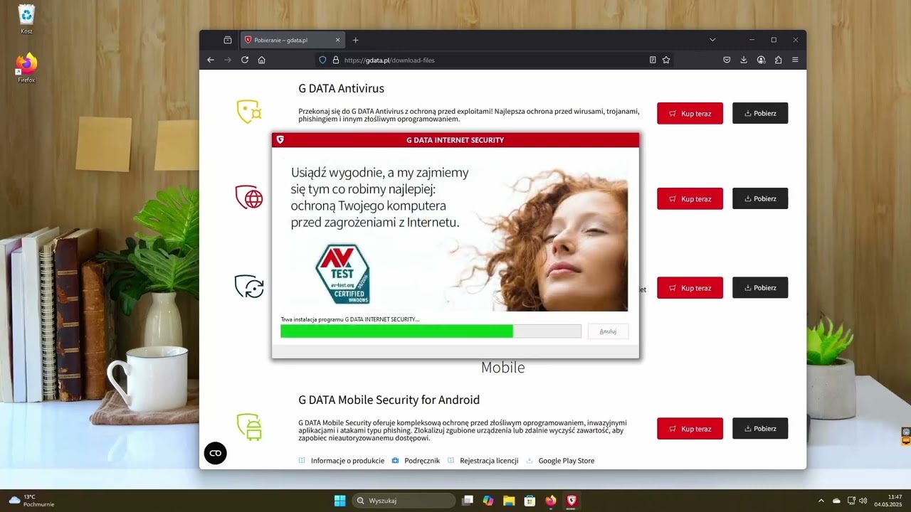 Jak pobrać i zainstalować Gdata Internet Security - jak zainstalować Internet Security