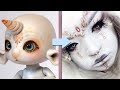 Ball Jointed Doll (BJD) Makeup Tutorial 白塗りメイク [人形メイク] ~Shironuri x BJD Faceup Series