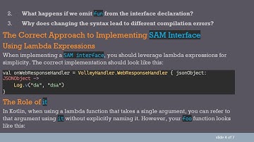 Understanding the SAM Interface in Kotlin: Common Mistakes and Solutions