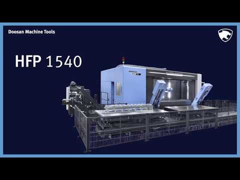 5axis profiler HFP 1540  I  DOOSAN MACHINE TOOLS  I  Aerospace Wing Rib Machining