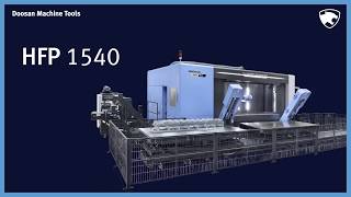 5axis profiler HFP 1540  I  DOOSAN MACHINE TOOLS  I  Aerospace Wing Rib Machining