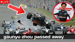 Guanyu Zhou MEGA crash Silverstone 2022 | Guanyu Zhou has passed away|gaunyu zhou F1 crush