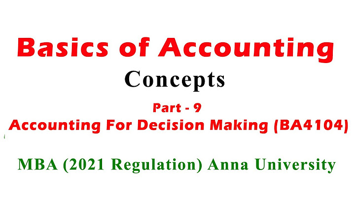 What type of accounting method is used for management decision making?