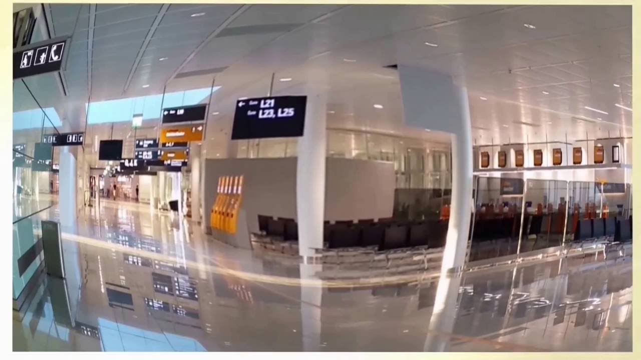 Das neue Satellitenterminal am Flughafen München