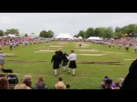 Guinness World Record Caber Toss Fergus