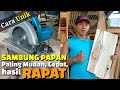 Cara menyambung papan paling mudah, cepat, hasil rapat.