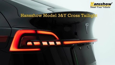 Model 3&Y Full-Width Strip Tailight Show #hansshow #tesla #elonmusk #modely #teslaaccessories
