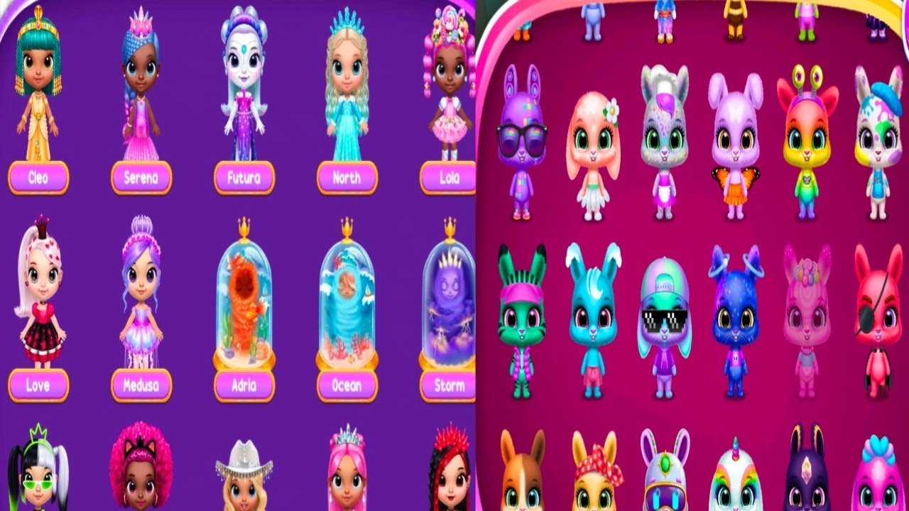 Princess Enchanted Castle Vs Bunnsies Happy Pet Wrold games YouTube