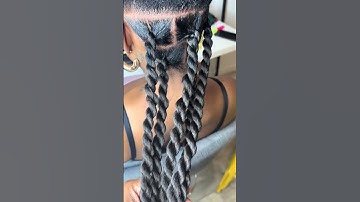 Large twist 💕🫶🏾 #shorts #twists  #tutorial  #fypシ  #hairstyles #braids #blackgirlmagic
