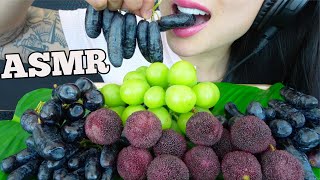 ASMR MOON GRAPES + KYOHO GRAPES + YANGMEI (SATISFYING CRUNCHY EATING SOUNDS) NO TALKING | SAS-ASMR