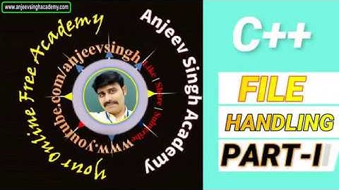 C++ File Handling - Part 2 | Read & Write in File using input and output operator