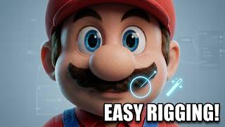 ITβS EASIER THAN IT LOOKS - Rigging Movie Mario in Blender | Super Mario Bros. Movie | Blender Art