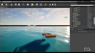 UE4 water physics simulation test