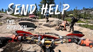 Dirt biking the infamous Rubicon Trail (Sierra Nevada, Lake Tahoe)