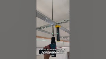 Precision Ceiling Installation with a Laser Level Tool