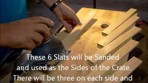 How to build a Wood Crate Yourself    Part 1