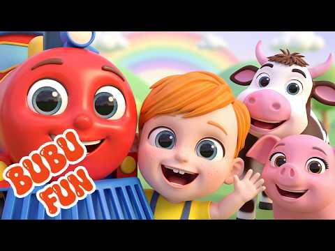 Train Choo Choo Song | Newborn Baby Songs & Nursery Rhymes@BuBufun
