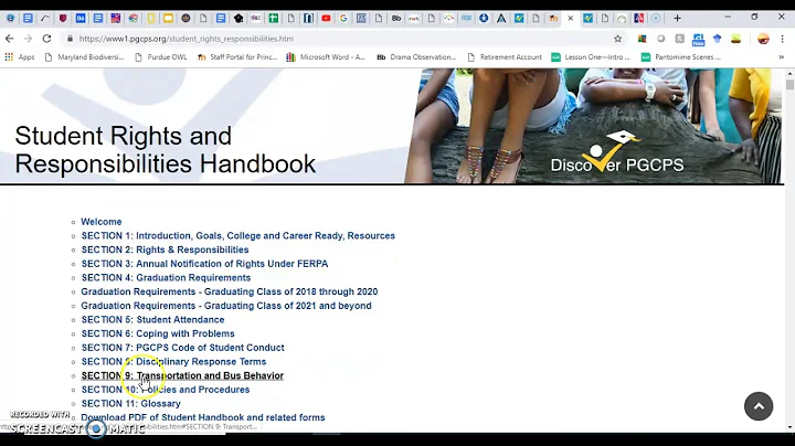 Acceptable Use Policy (AUP) for PGCPS