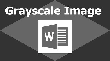 How to Make an Image Grayscale in Microsoft Word 2017