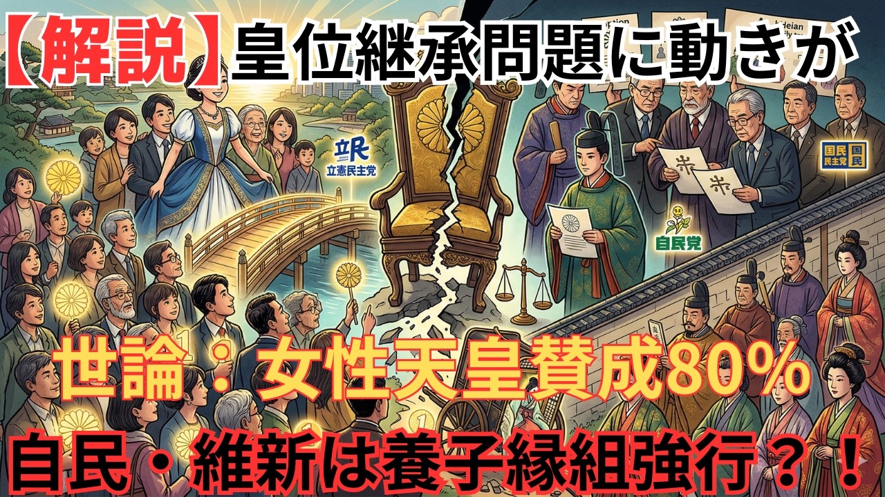 日本の皇位継承：新たな動き