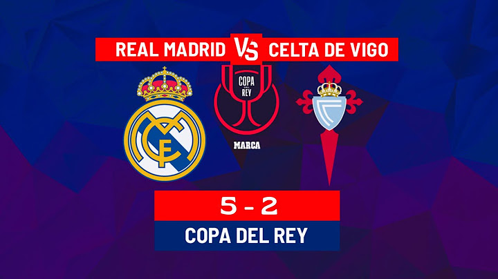 RESUMEN REAL MADRID CF VS RC CELTA DE VIGO | COPA DEL REY | OCTAVOS DE FINAL