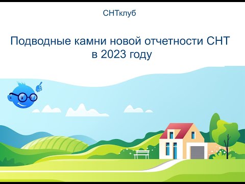 Подводные камни новой отчетности СНТ в 2023