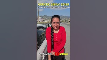 Gerçek Sınav Sonu-4 hakkını başka kursta geçemeyip 2. Dosya, 2.hakkında başardı. #direksiyonsınavı