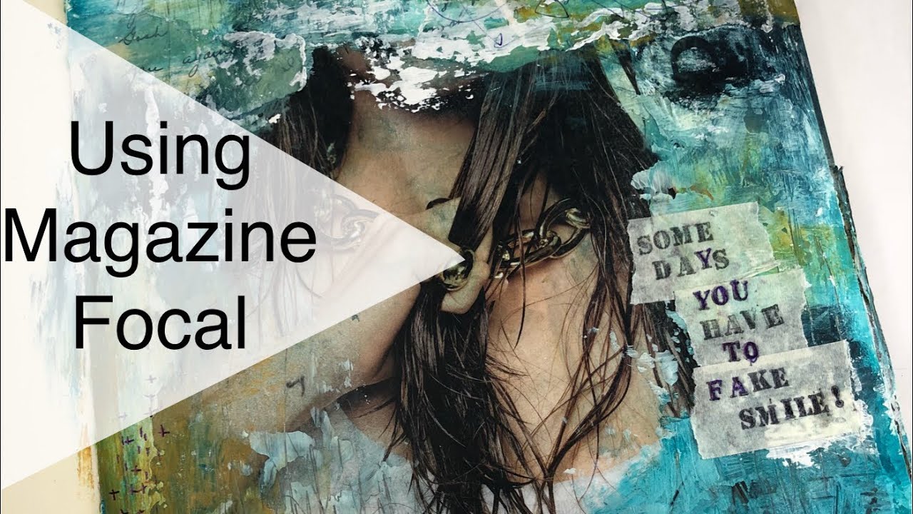 Magazine Collage Art Journal Page YouTube