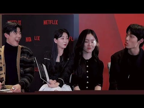 Just Yoon chan young teasing cho Yi hyun | interview | all of us are dead