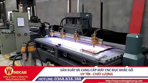 CNC Đông Phương| Máy CNC đục khắc gỗ đa năng 2 trong 1