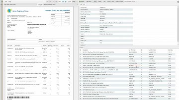 Converting a PDF Purchase Order into Sage 50 using PDFDataNet