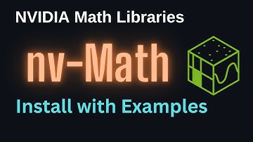 nvmath-python for NVIDIA CUDA-X Math Libraries - Installation and Examples