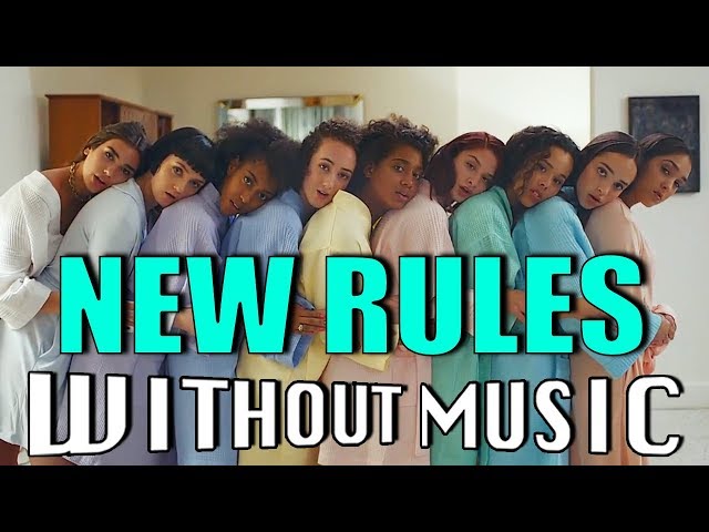 DUA LIPA - New Rules (#WITHOUTMUSIC parody)