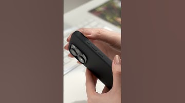 Apple iPhone 15 Pro | ORNARTO: Silicone Case in Classic Black for iPhone 15 Pro  #iphone15pro #apple