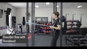 Shoulder Row With Exercise Band - Improve Posture, Release Shoulders & Neck, Stabilise Shoulders