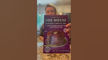 🍡 TJ’s Ube Mochi Pancake & Waffle Mix #shorts #glutenfree