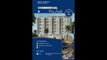 BOOKING OPEN SHOPS AND APARTMENTS | Jamal Developers