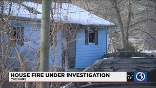 Video: House fire under investigation in Cheshire