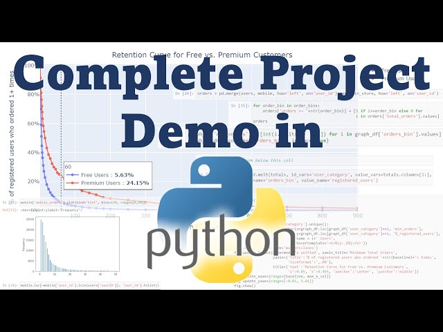 Data Analyst Python Project Demo | Customer Retention Analysis | Pandas & Plotly
