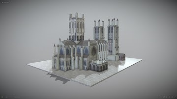 3D Model - Washington National Cathedral