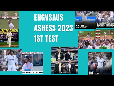 eng🏴󠁧󠁢󠁥󠁮󠁧󠁿 vs aus🇦🇺 1st test ASHESS day1 and 2nd day lunch highlight # ...