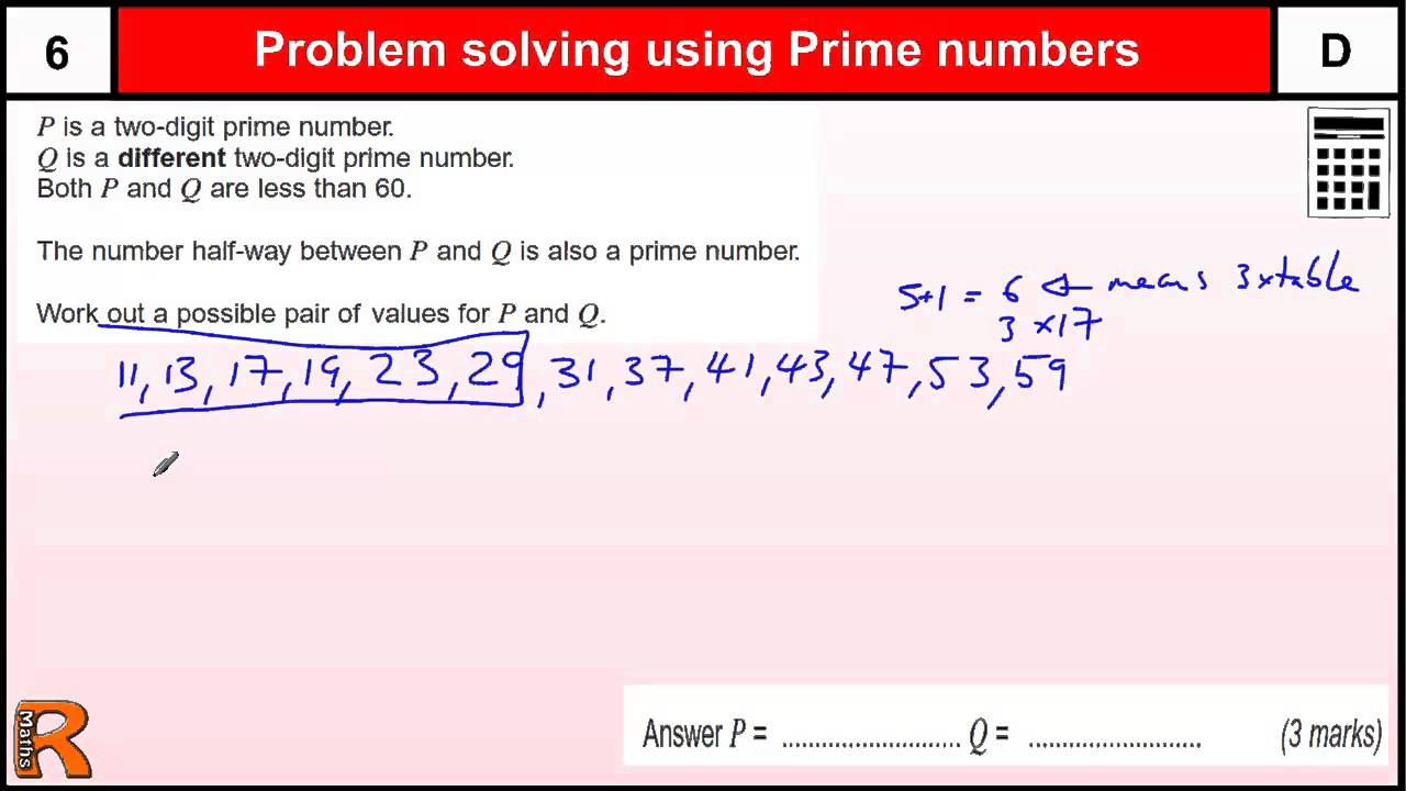 nrich problem solving prime numbers