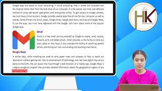 Ch 3  | HK | Computer Class 08 | Wtat is an app . Apps of Google | For children screenshot 5